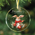 Personalized Baby's First Christmas Glass Ornament, Personalized Woodland Creatures GX02-23 - Kindlytoys