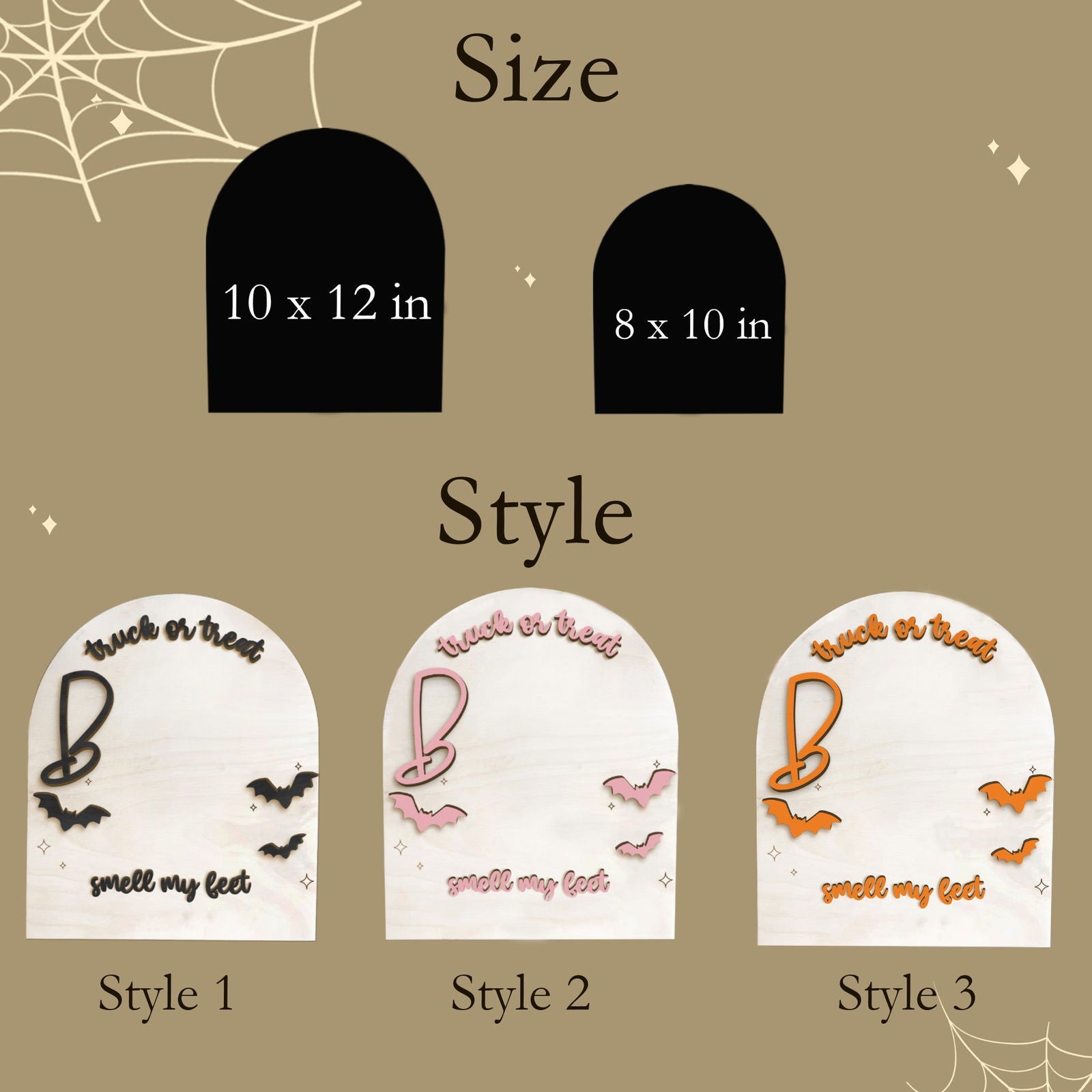 Personalized Baby's First Halloween Keepsake DIY Footprint Art FT23 - Kindlytoys
