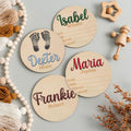 Personalized Birth Announcement Sign, Newborn Birth Arrival Baby Name 3D Sign,Hello World Newborn Sign Baby Shower Gift BX02 - Kindlytoys