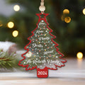 Personalized Christmas Family Names Tree Ornament, Christmas Tree Name Ornament CF139 - Kindlytoys