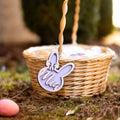Personalized Easter Bunny Rabbit Ornaments, Wooden Easter Gifts Idea for Kids ET01 - Kindlytoys