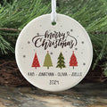 Personalized Family Christmas Ornament, Family Ceramic Ornament CX02-46 - Kindlytoys