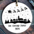 Personalized Family Christmas Ornament, Family Ceramic Ornament, Family Christmas Keepsake CX02-42 - Kindlytoys