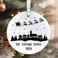 Personalized Family Christmas Ornament, Family Ceramic Ornament, Family Christmas Keepsake CX02-42 - Kindlytoys