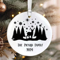 Personalized Family Christmas Ornament, Family Ceramic Ornament, Family Christmas Keepsake CX02-42 - Kindlytoys
