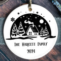 Personalized Family Christmas Ornament, Family Ceramic Ornament, Family Christmas Keepsake CX02-42 - Kindlytoys