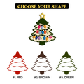 Personalized Family Name Christmas Tree Wooden Ornament, Family Christmas Ornament CF551 - Kindlytoys