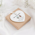 Personalized Family of 4 Ornament, Personalized Heart Shaped Ornament CY02-13 - Kindlytoys
