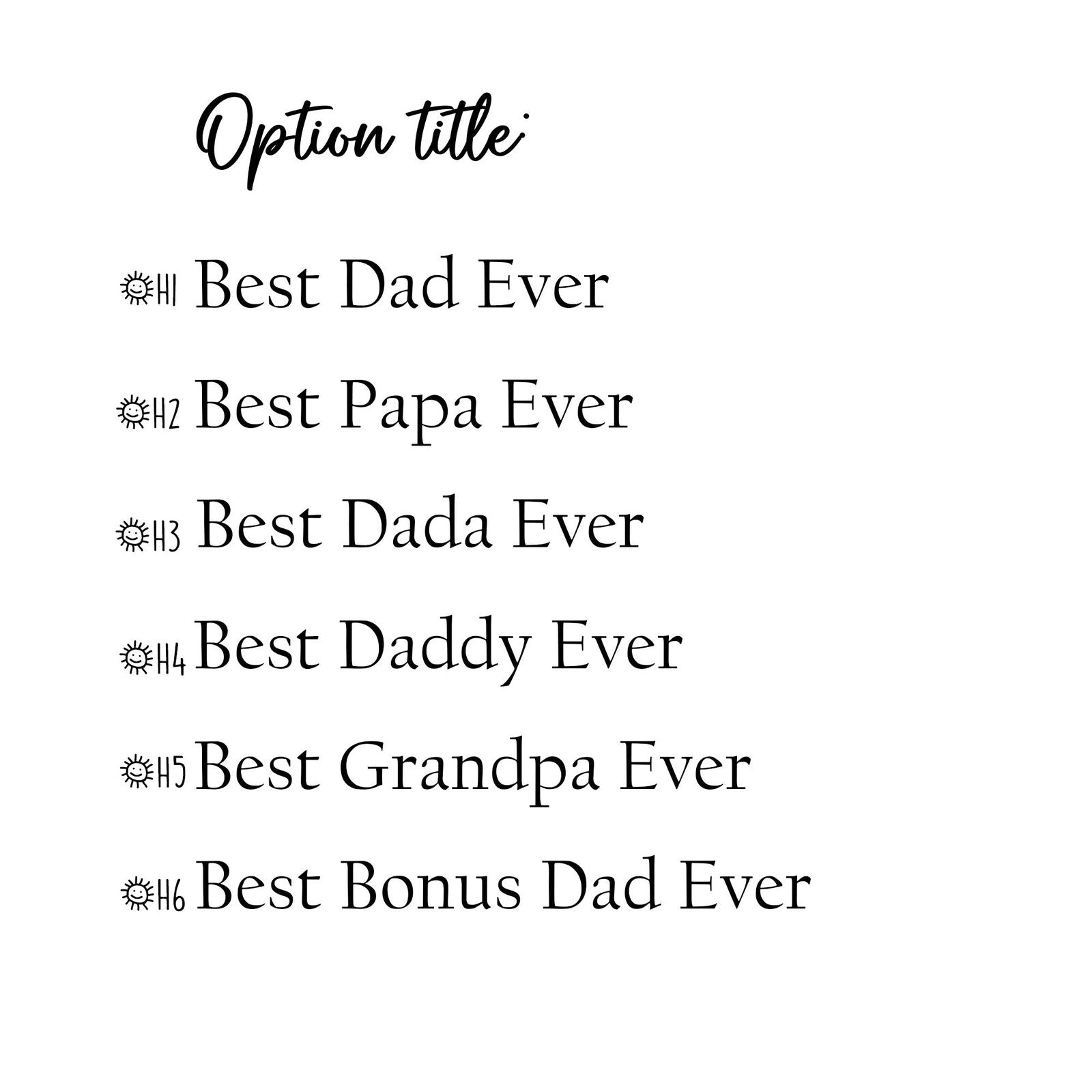 Personalized Fathers Handprint Sign, DIY Best Dad Ever Hand Down Sign, Gift ideas for dad, Best Daddy Hands Down Wooden Sign FF21 - Kindlytoys