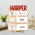 Personalized First/Last Day Of School Sign for Kid SS43 - Kindlytoys