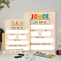 Personalized First/Last Day of School Sign Interchangeable Names SS54 - Kindlytoys