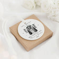 Personalized First Christmas in New Home Ornament - Custom Ceramic Keepsake with Names, Address, and Year - 3x3 Inches Holiday Decor Gift CX02-1 - Kindlytoys