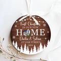 Personalized First Christmas in Our New Home Ornament, Custom House Address Christmas Ornament, Personalized New Home Ornament,  Couples New Home Ornament, Housewarming Gifts for New House Ornament CX01-13 - Kindlytoys