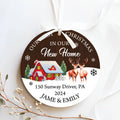 Personalized First Christmas in Our New Home Ornament, Custom New House Gift Ideas, Couples New Home Ornament, Custom House Address Christmas Ornament, Housewarming Gifts CX01-17 - Kindlytoys