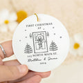 Personalized First Christmas in Our New Home Ornament Keepsake 2024, Personalized New Home Keepsake, House Warming Gifts 2024, 1st Home Christmas Ornament, New Home New Adventures New Memories Keepsake CX03-3 - Kindlytoys