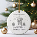 Personalized First Christmas in Our New Home Ornament Keepsake 2024, Personalized New Home Keepsake, House Warming Gifts 2024, 1st Home Christmas Ornament, New Home New Adventures New Memories Keepsake CX03-3 - Kindlytoys