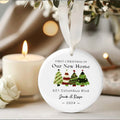 Personalized First Home Ornament, New Home Gift, Christmas In New Home, First Home 2024, Christmas Gift, Christmas Bauble CX06-7 - Kindlytoys