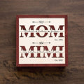 Personalized First Mom Wooden Sign, Gift for Mom and Grandma, Custom Kids Names First Mom Now Mimi Sign, Custom Mom Wooden Sign MS29 - Kindlytoys