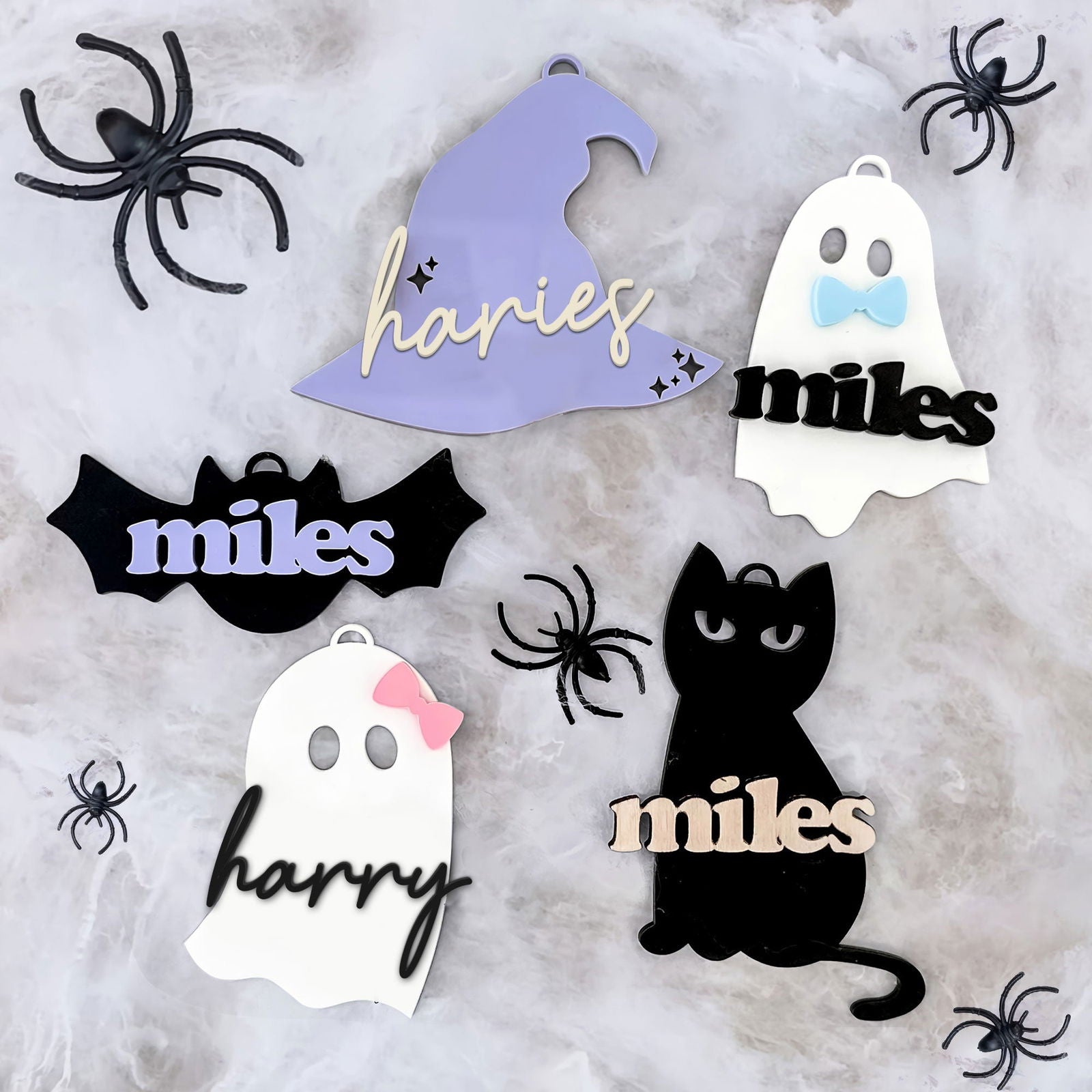 Personalized Halloween Tags, Halloween Gifts Halloween Decor, Custom Halloween Tag HX08 - Kindlytoys