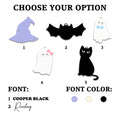 Personalized Halloween Tags, Halloween Gifts Halloween Decor, Custom Halloween Tag HX08 - Kindlytoys