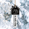 Personalized Home Sweet Home Wood Key Ornament, Housewarming Gift Christmas Ornament CF157 - Kindlytoys