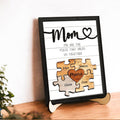 Personalized Mom Puzzle With Kids Names Sign, gifts for mothers, unique gifts for mom MS01 - Kindlytoys