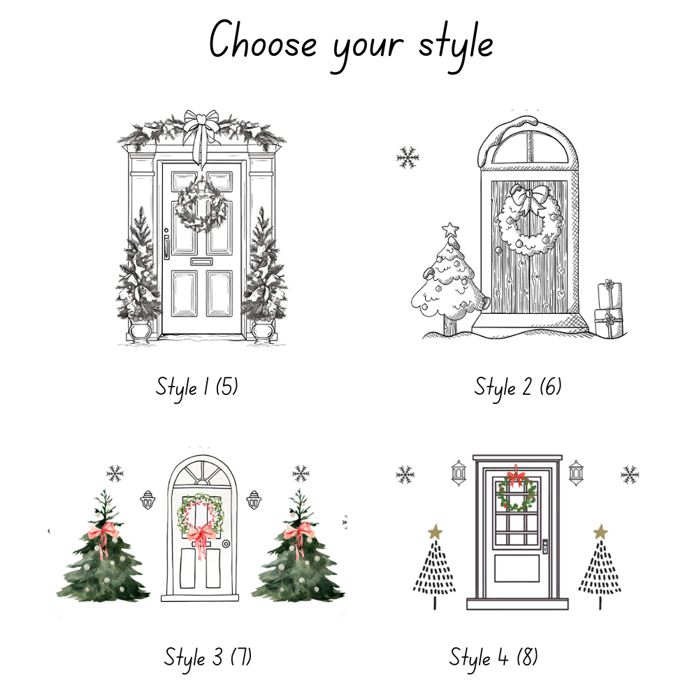 Personalized New Home Ornament - New Home Christmas Ornament - Wreath New House Ornament CY03-5-8 - Kindlytoys