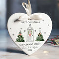 Personalized New Home Ornament - New Home Christmas Ornament - Wreath New House Ornament CY03-5-8 - Kindlytoys