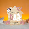 Personalized Our Little Boo Footprint Sign, Halloween Footprint Art FT26 - Kindlytoys