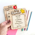Personalized Sticky Note Holder Teacher, Appreciation Gift, Back to School Gift for Teacher, Thank You Gift, Custom Gift for Teacher SN11 - Kindlytoys