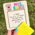 Personalized Sticky Note Holder for Teacher SN10 - Kindlytoys