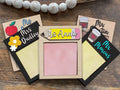 Sticky Note Holder for Teacher Appreciation Gift, Personalized Teacher Gift, Note Pad Holder, Custom School Gift, Note Holder SN04 - Kindlytoys