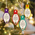 Teacher Christmas Light Ornament, A Teachers Light, Christmas Light Ornament KT06 - Kindlytoys