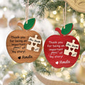 Teacher Christmas Ornament 2024, Personalized Teacher Gifts, Teacher Appreciation Gifts CF94 - Kindlytoys
