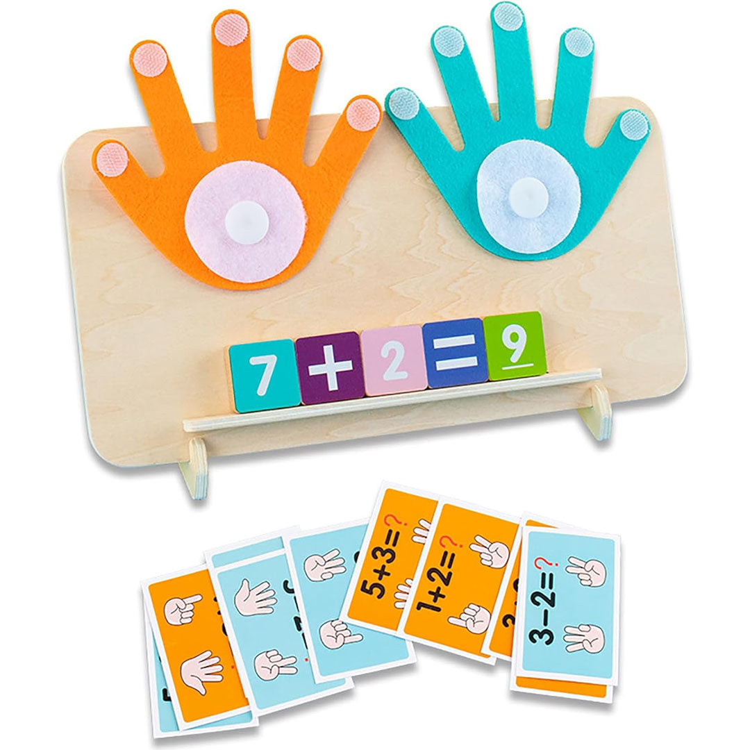 Educational Learning Number Toy for Toddler - Finger Counting Math Toys, Homeschool Supplies for Math Manipulates, Teaching Early Education Toys for Kid Age 3+, Montessori Toy for Toddler